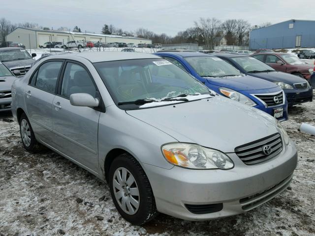 1NXBR38E14Z225666 - 2004 TOYOTA COROLLA CE SILVER photo 1