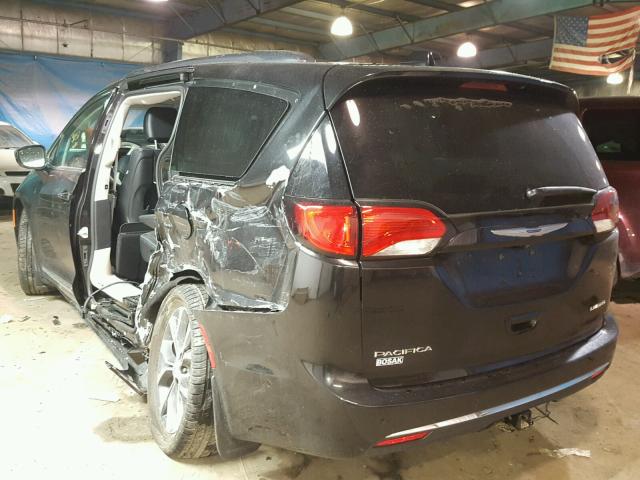 2C4RC1GG0HR665098 - 2017 CHRYSLER PACIFICA L შავი ფოტო 3