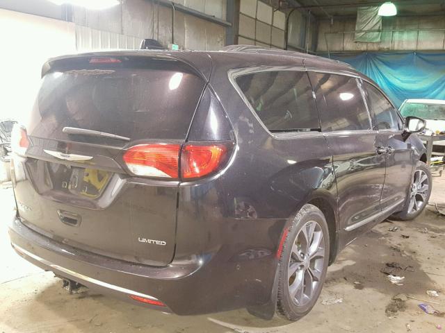 2C4RC1GG0HR665098 - 2017 CHRYSLER PACIFICA L შავი ფოტო 4