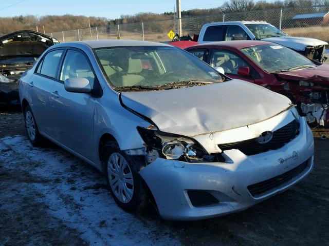 2T1BU40EX9C132296 - 2009 TOYOTA COROLLA BA SILVER photo 1