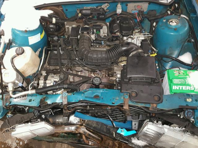 1G1JC1448P7309000 - 1993 CHEVROLET CAVALIER V BLUE photo 7