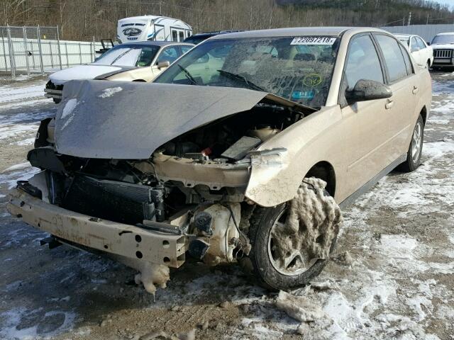 1G1ZT54865F218727 - 2005 CHEVROLET MALIBU LS GOLD photo 2