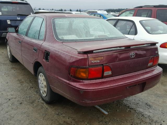 4T1BG12K4TU710567 - 1996 TOYOTA CAMRY DX RED photo 3