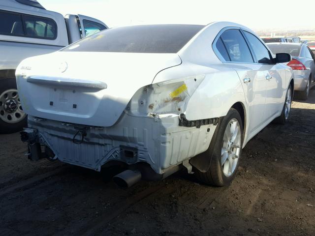 1N4AA5AP1CC861481 - 2012 NISSAN MAXIMA S WHITE photo 4