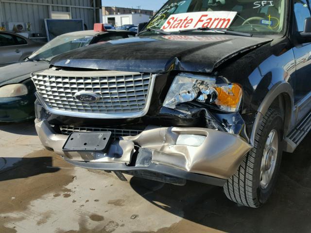 1FMFU17L73LC20271 - 2003 FORD EXPEDITION BLACK photo 9