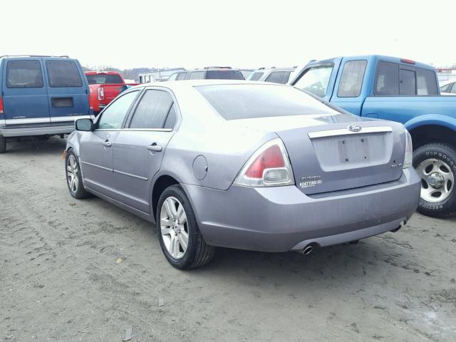 3FAFP08156R108258 - 2006 FORD FUSION SEL GRAY photo 3