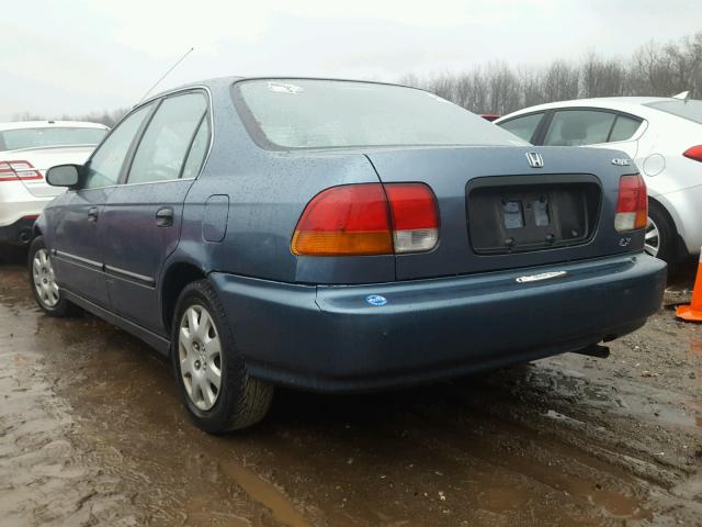 2HGEJ6675WH591426 - 1998 HONDA CIVIC LX BLUE photo 3