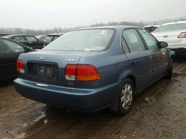 2HGEJ6675WH591426 - 1998 HONDA CIVIC LX BLUE photo 4