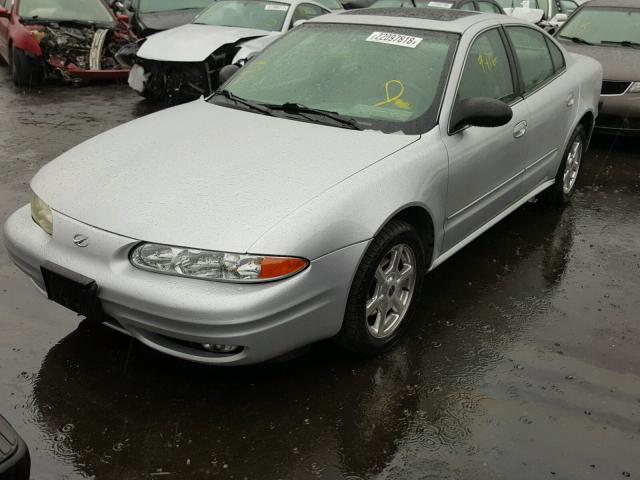 1G3NF52E04C145473 - 2004 OLDSMOBILE ALERO GLS SILVER photo 2