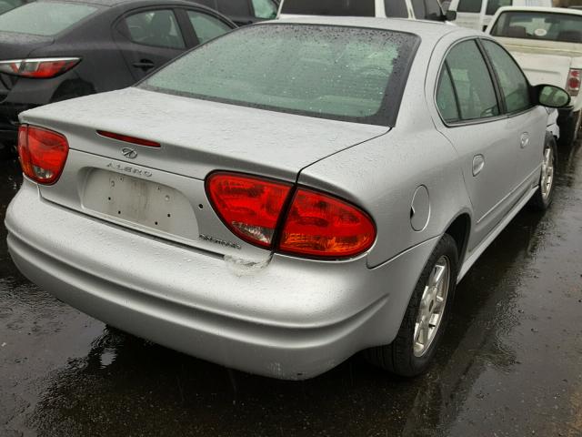 1G3NF52E04C145473 - 2004 OLDSMOBILE ALERO GLS SILVER photo 4