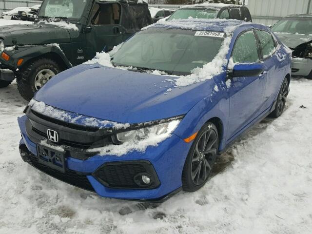 SHHFK7H46HU205970 - 2017 HONDA CIVIC SPOR BLUE photo 2