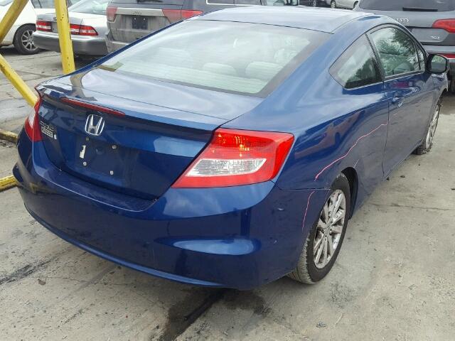 2HGFG3B89CH520600 - 2012 HONDA CIVIC EX 蓝色 照片 4