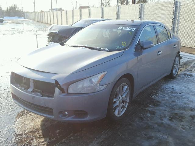 1N4AA5AP8BC812793 - 2011 NISSAN MAXIMA S BLUE photo 2