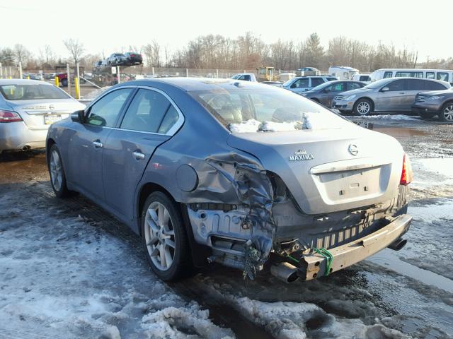 1N4AA5AP8BC812793 - 2011 NISSAN MAXIMA S BLUE photo 3