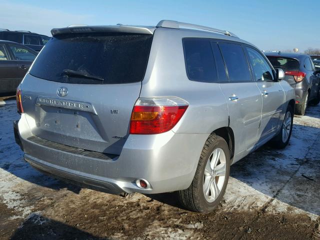 JTEES42A492121611 - 2009 TOYOTA HIGHLANDER SILVER photo 4