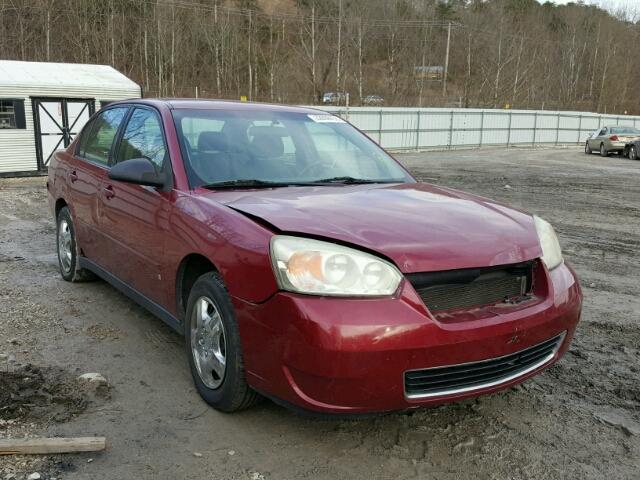 1G1ZS58F47F122240 - 2007 CHEVROLET MALIBU LS MAROON photo 1