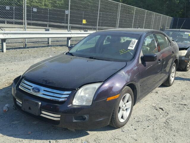 3FAHP07147R147581 - 2007 FORD FUSION SE PURPLE photo 2