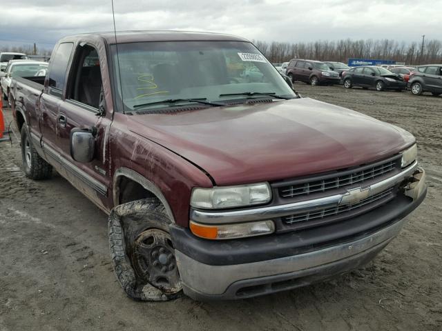 2GCEK19V6Y1172487 - 2000 CHEVROLET SILVERADO MAROON photo 1