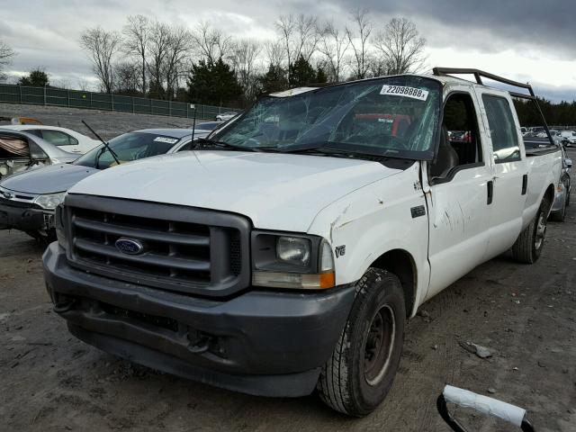 1FTNW20L32ED30487 - 2002 FORD F250 SUPER WHITE photo 2