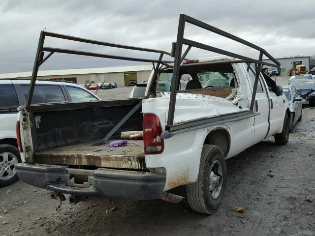 1FTNW20L32ED30487 - 2002 FORD F250 SUPER WHITE photo 4