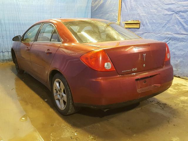 1G2ZG57B584103897 - 2008 PONTIAC G6 BASE RED photo 3