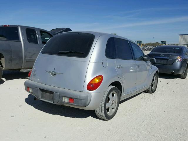 3C4FY4BB81T524185 - 2001 CHRYSLER PT CRUISER SILVER photo 4