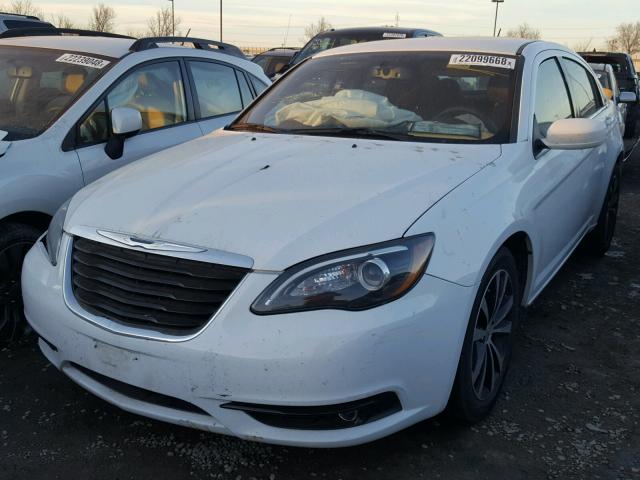 1C3CCBBG7DN719897 - 2013 CHRYSLER 200 TOURIN WHITE photo 2