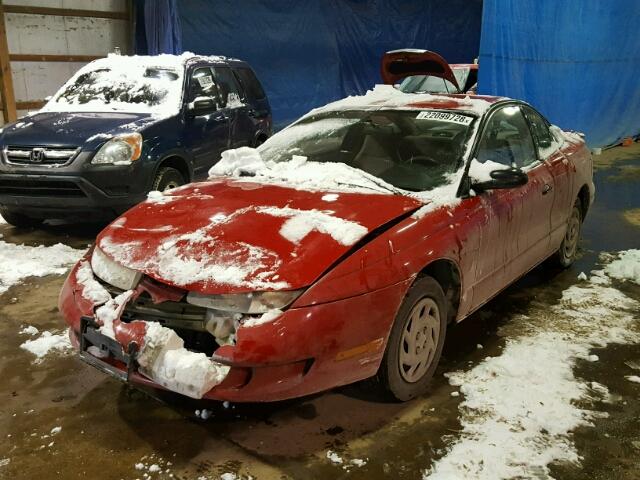 1G8ZP1284XZ328131 - 1999 SATURN SC1 RED photo 2