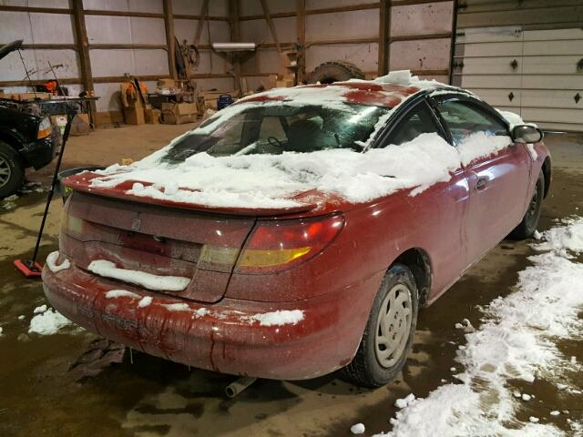 1G8ZP1284XZ328131 - 1999 SATURN SC1 RED photo 4