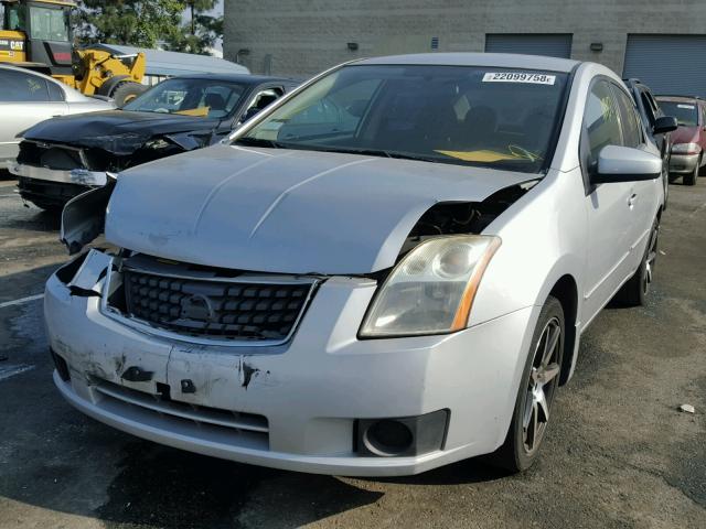 3N1AB61E67L703274 - 2007 NISSAN SENTRA 2.0 SILVER photo 2