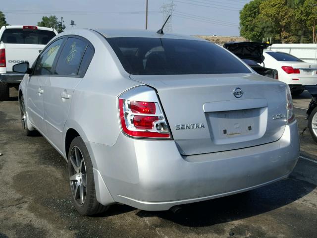 3N1AB61E67L703274 - 2007 NISSAN SENTRA 2.0 SILVER photo 3