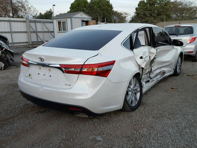 4T1BK1EB4EU111004 - 2014 TOYOTA AVALON BAS WHITE photo 4