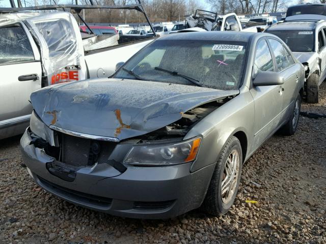 5NPET46C87H271794 - 2007 HYUNDAI SONATA GLS TAN photo 2