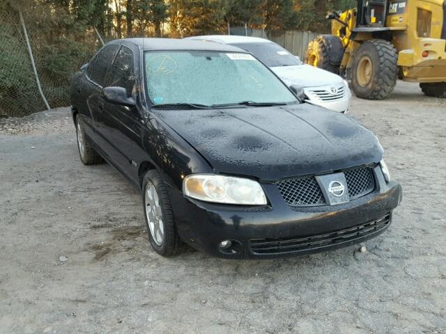 3N1CB51D06L545278 - 2006 NISSAN SENTRA 1.8 BLACK photo 1