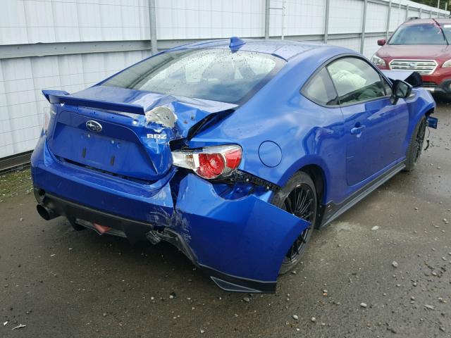 JF1ZCAC1XF9601094 - 2015 SUBARU BRZ 2.0 LI BLUE photo 4