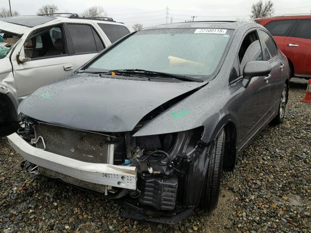 2HGFA1F97AH545632 - 2010 HONDA CIVIC EXL GRAY photo 2