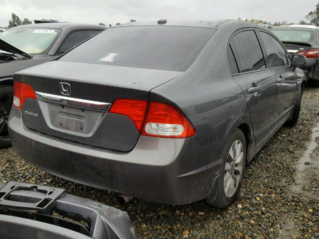 2HGFA1F97AH545632 - 2010 HONDA CIVIC EXL GRAY photo 4