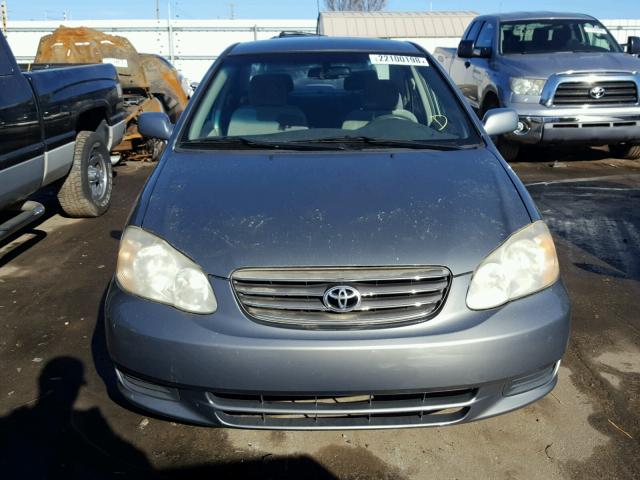 1NXBR32EX4Z262871 - 2004 TOYOTA COROLLA CE GRAY photo 9