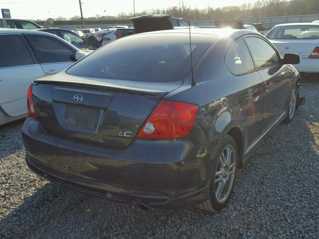 JTKDE167270146738 - 2007 TOYOTA SCION TC GRAY photo 4