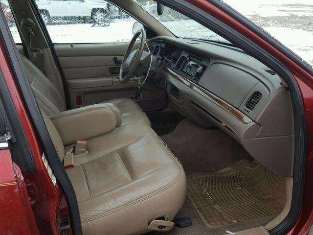 2FAHP74W43X134804 - 2003 FORD CROWN VICT RED photo 5