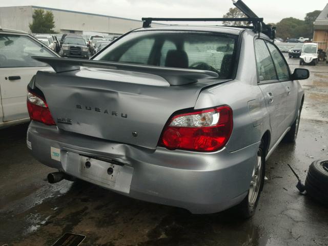 JF1GD67525G508403 - 2005 SUBARU IMPREZA RS SILVER photo 4