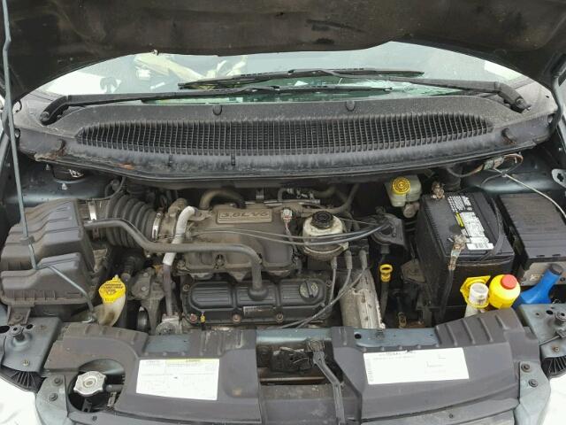 2D4GP44L26R634093 - 2006 DODGE GRAND CARA GREEN photo 7