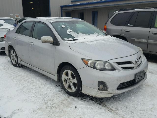 2T1BU4EEXBC660774 - 2011 TOYOTA COROLLA BA SILVER photo 1