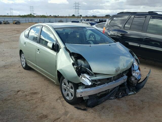 JTDKB20U663145097 - 2006 TOYOTA PRIUS GREEN photo 1