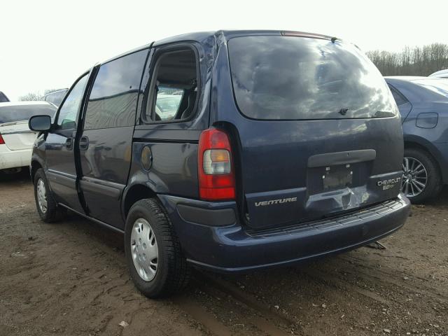 1GNDU03E62D253355 - 2002 CHEVROLET VENTURE BLUE photo 3