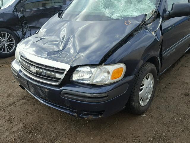 1GNDU03E62D253355 - 2002 CHEVROLET VENTURE BLUE photo 9