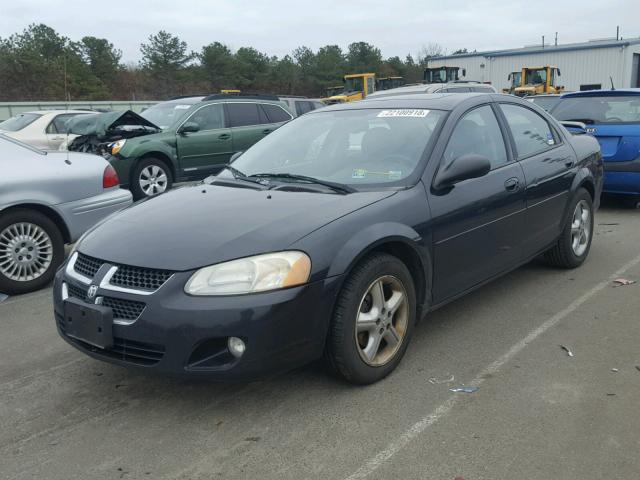 1B3EL46R25N668453 - 2005 DODGE STRATUS SX BLACK photo 2