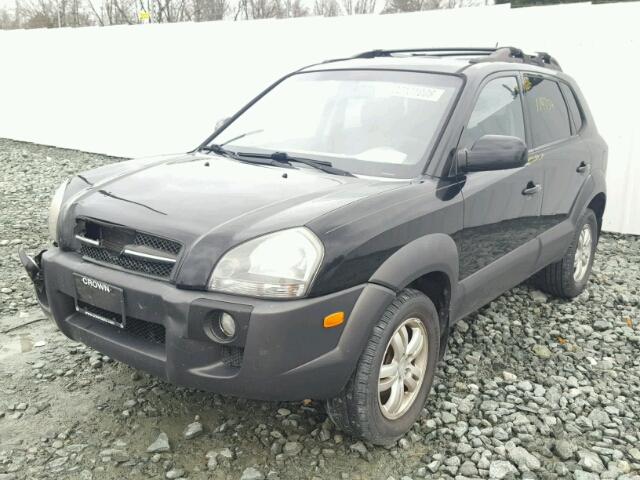 KM8JN12D58U930830 - 2008 HYUNDAI TUCSON SE BLACK photo 2