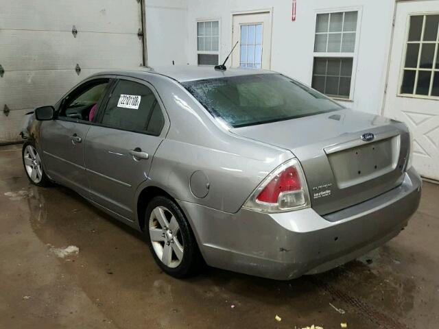 3FAHP07Z68R242571 - 2008 FORD FUSION SE GRAY photo 3