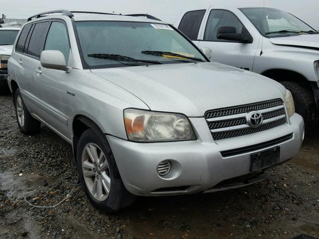 JTEDW21A860013876 - 2006 TOYOTA HIGHLANDER SILVER photo 1